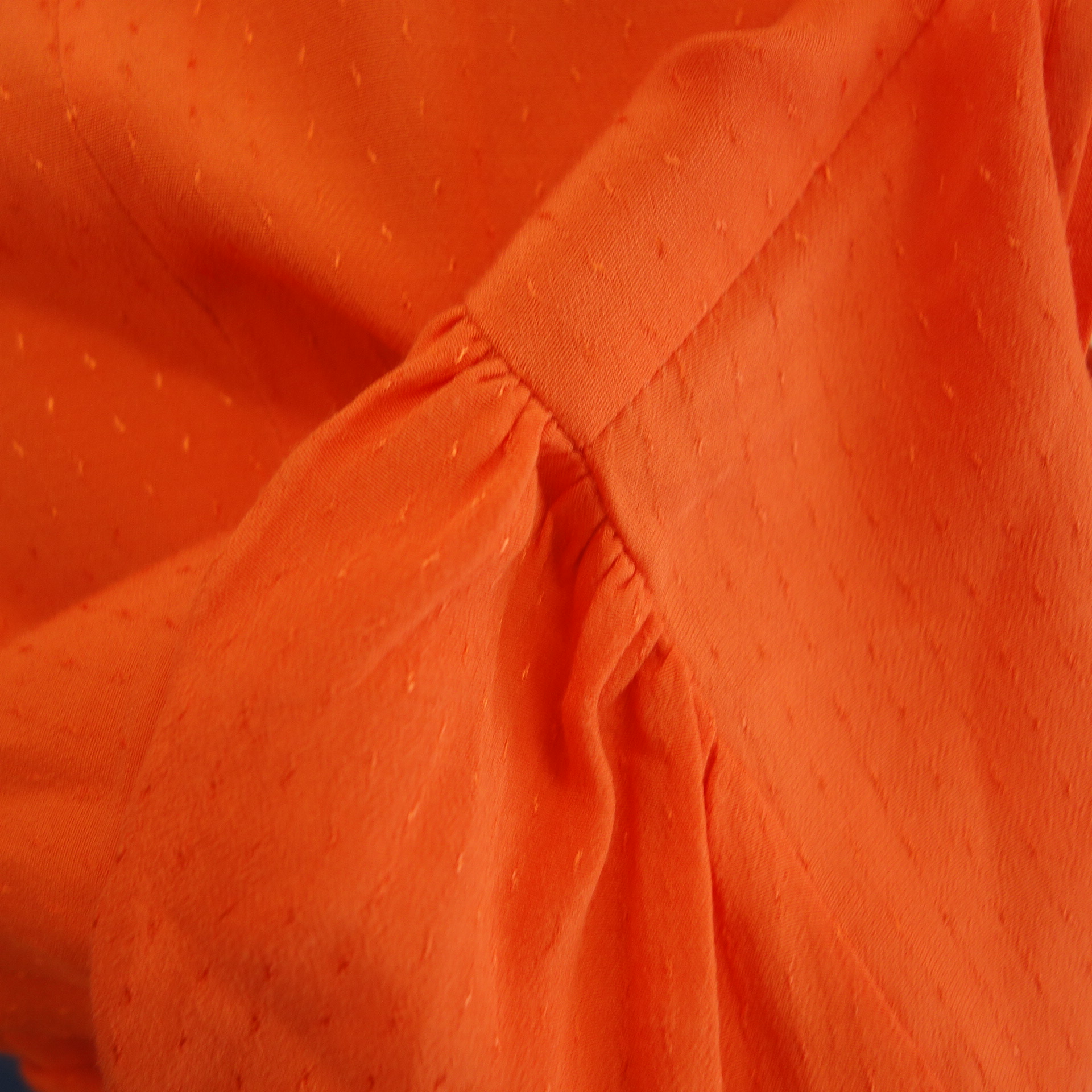 SECOND FEMALE Langärmliges Maxikleid Orange Modell Emanuelle