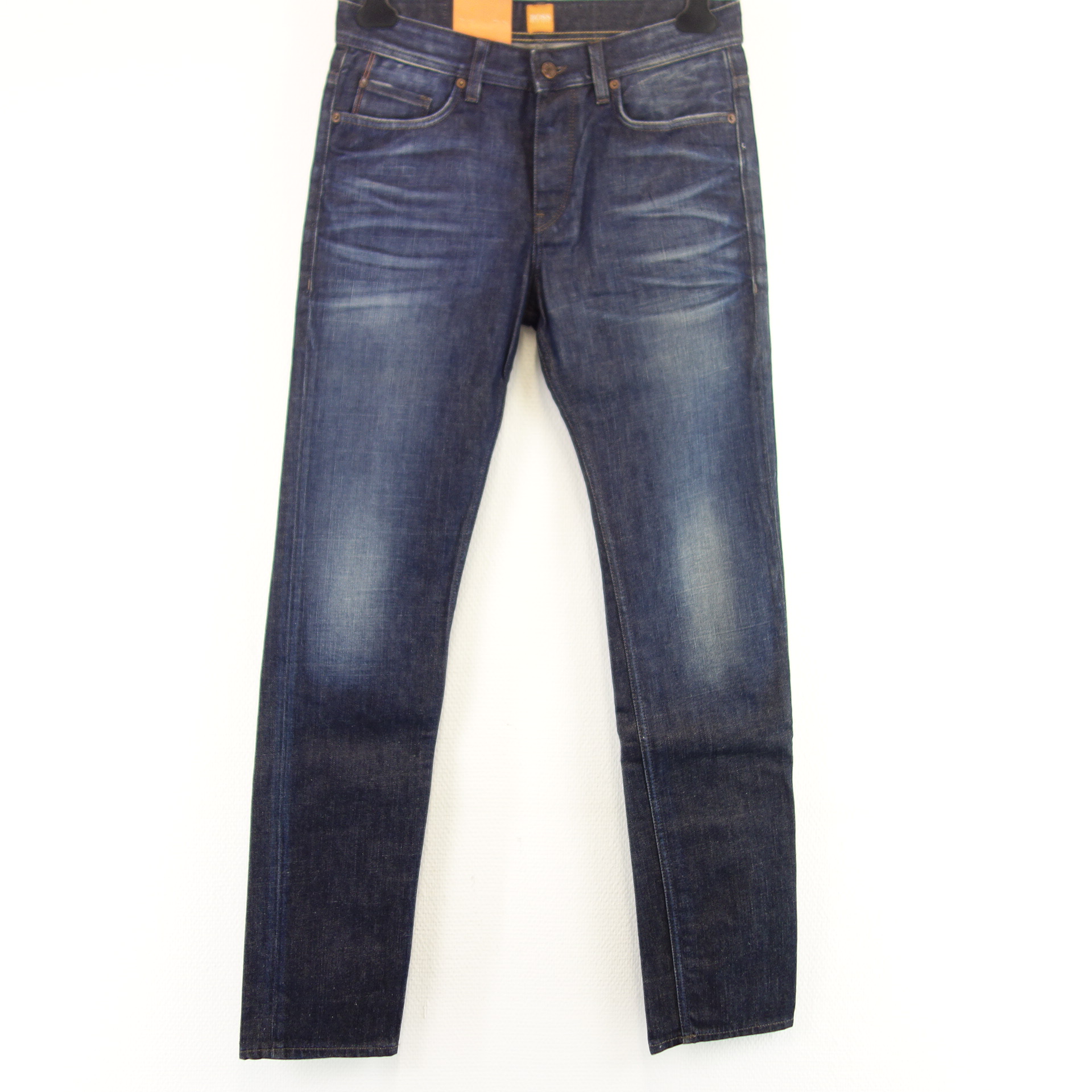 HUGO BOSS Herren Jeans Hose Jeanshose Straight Blau W 31 L 34 Modell BIBA Regular Fit