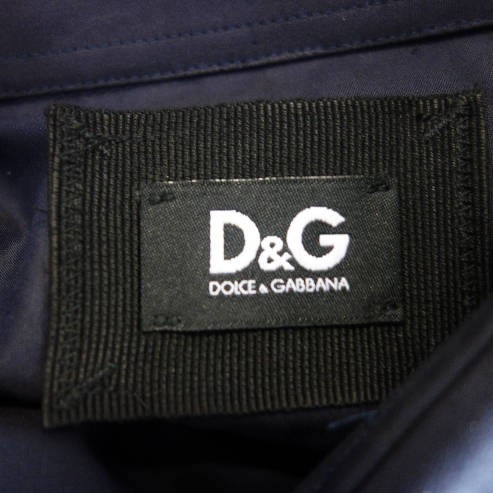 D&G DOLCE & GABBANA Damen Hemd Bluse Tunika Dunkelblau IT 48 DE 42 Baumwolle